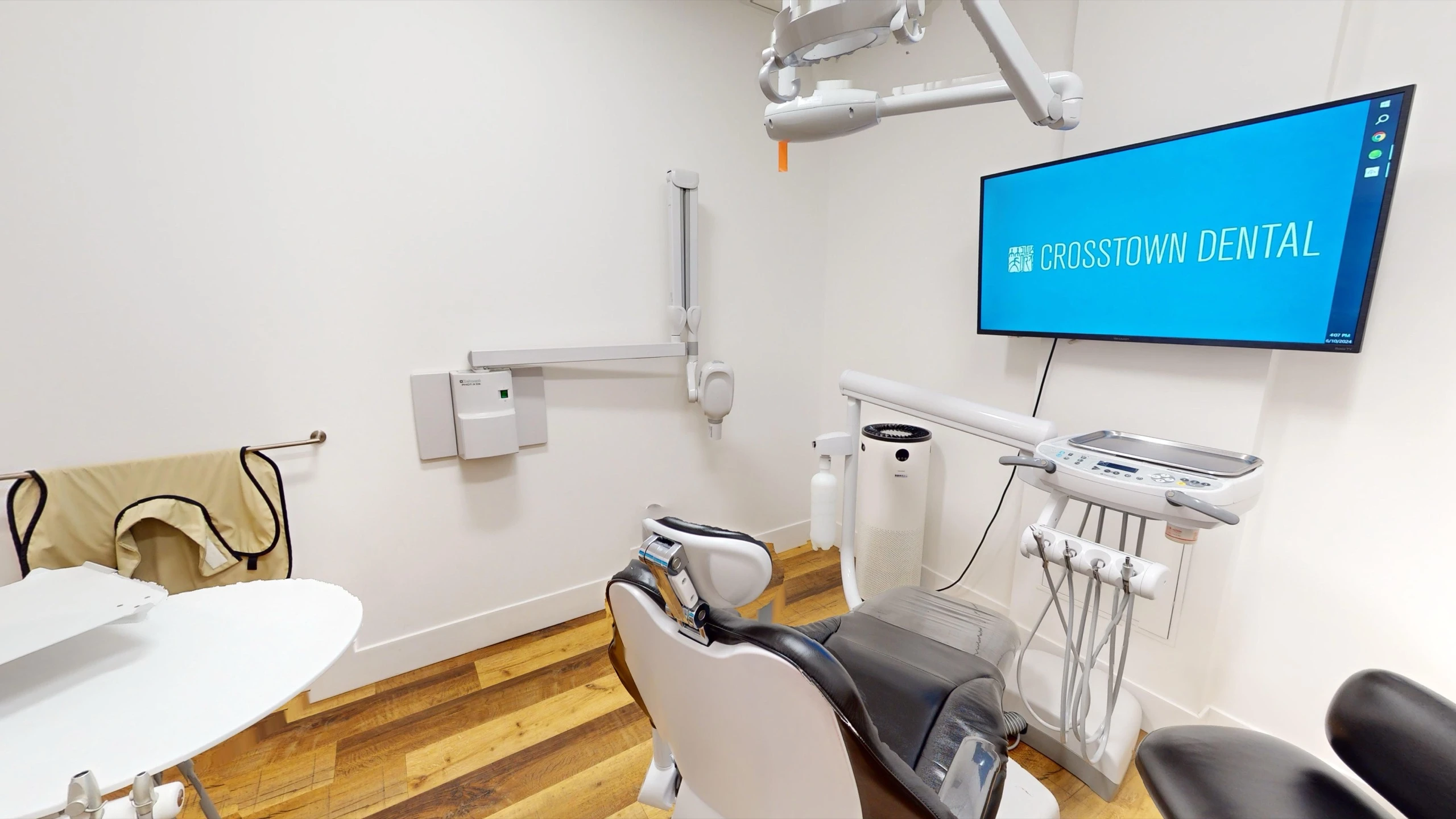 Dental treatment room at a Dr. Chris Lee clinic in Greater Vancouver