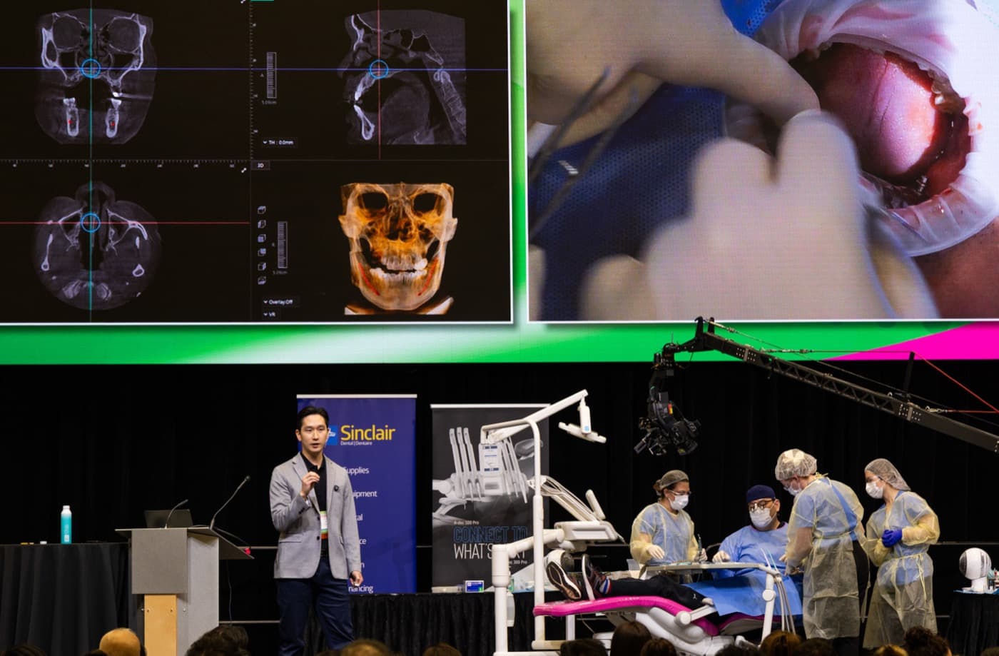 WISE Institute conference presentation with live surgery